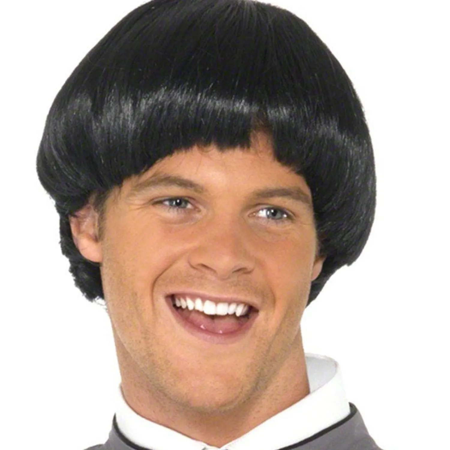 Party Delights 60S Black Bowl Mod Wig< Wigs
