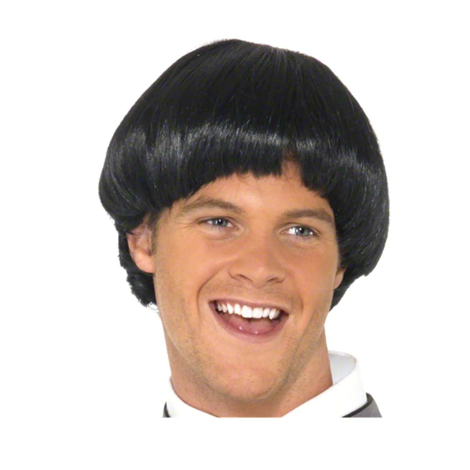 Party Delights 60S Black Bowl Mod Wig< Wigs