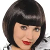 Party Delights 20S Black Flapper Wig< Wigs