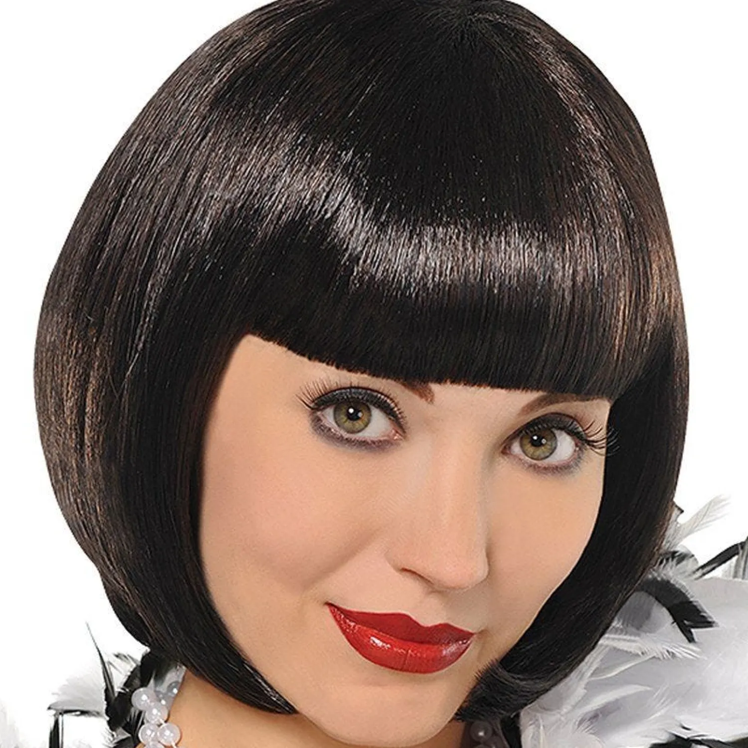 Party Delights 20S Black Flapper Wig< Wigs