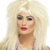 Party Delights 80S Blonde Crimped Wig< Wigs