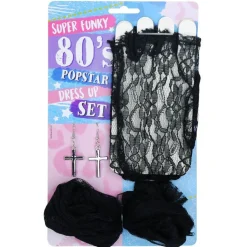 Party Delights 80S Pop Star Accessory Kit< Instant Outfits