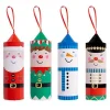 Santa & Friends Pull Pop Crackers - 16Cm (4Pk)<Party Delights New