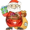 Santa Chocolate - 12.5G<Party Delights