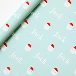 Santa Christmas Personalised Wrapping Paper - 62 X 100Cm Sheet<Party Delights Outlet
