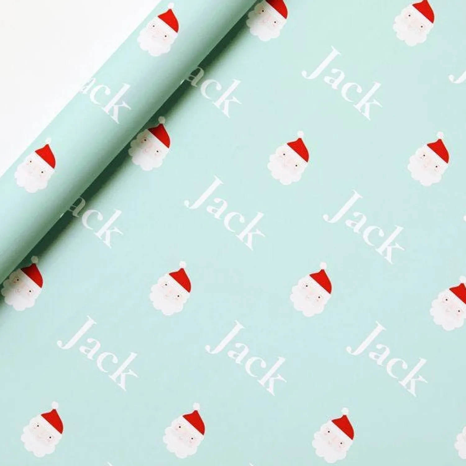 Santa Christmas Personalised Wrapping Paper - 62 X 100Cm Sheet<Party Delights Outlet