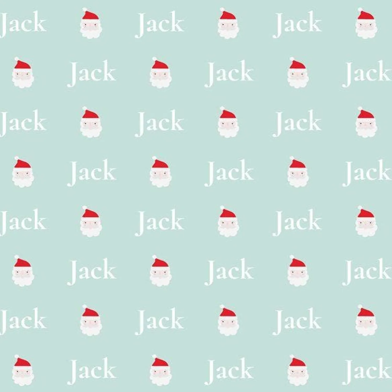 Santa Christmas Personalised Wrapping Paper - 62 X 100Cm Sheet<Party Delights Outlet
