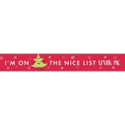 Santa Please Stop Here Paper Door Banners - 1M (3Pk)<Party Delights Best