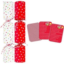 Santa's Yes Or No Game Crackers - 23Cm (6Pk)<Party Delights Discount