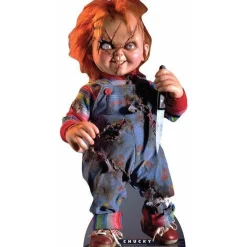Scarred Chucky Cardboard Cutout - 75Cm X 37Cm<Party Delights Outlet