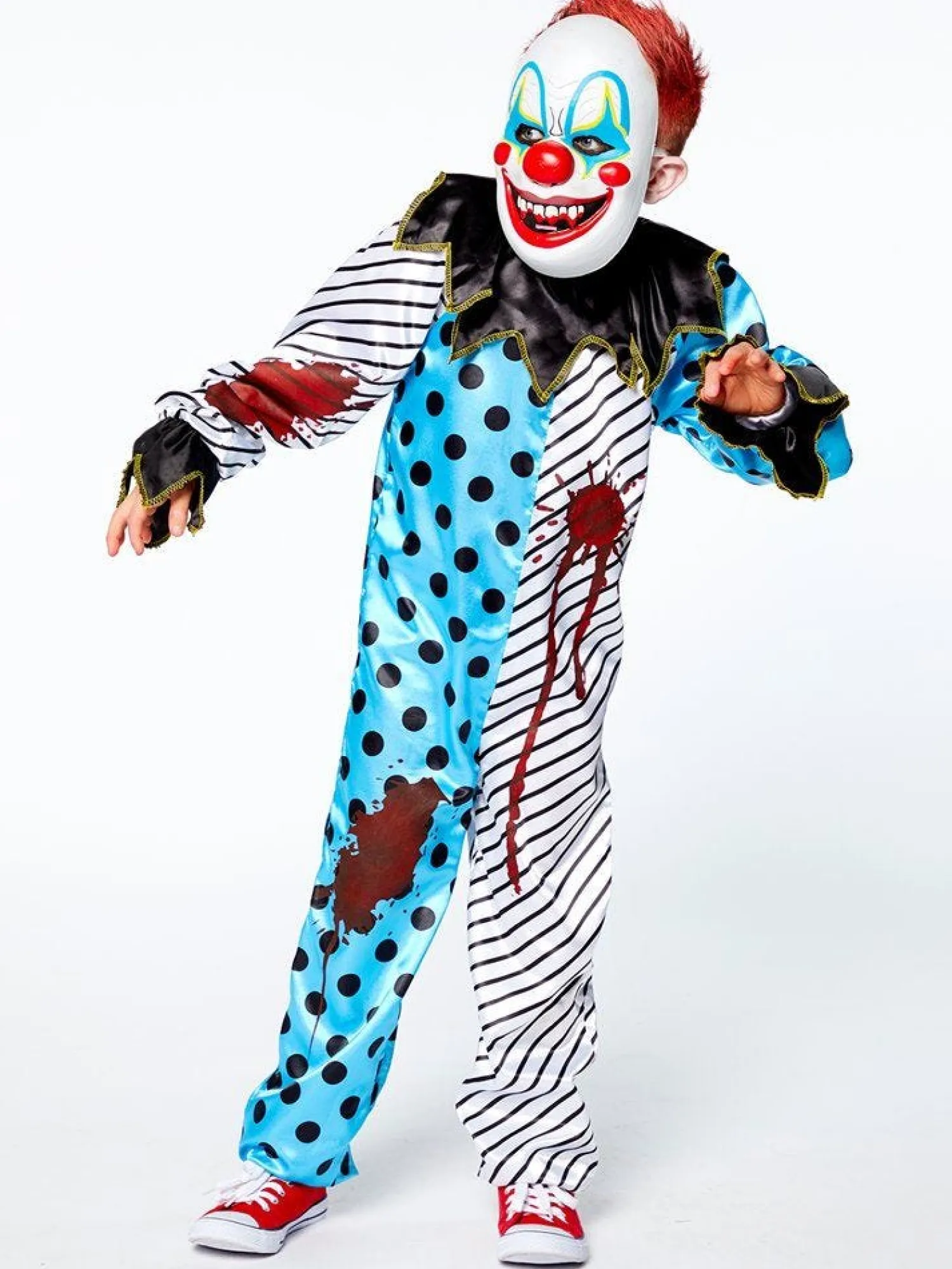 Scary Clown With Mask - Child Costume<Party Delights New