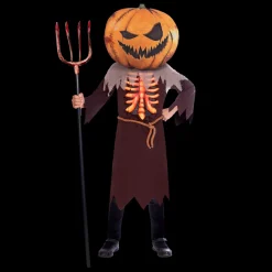 Scary Pumpkin Big Head - Child Costume<Party Delights Hot