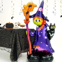 Scary Witch Airloonz Balloon - 55"<Party Delights Clearance