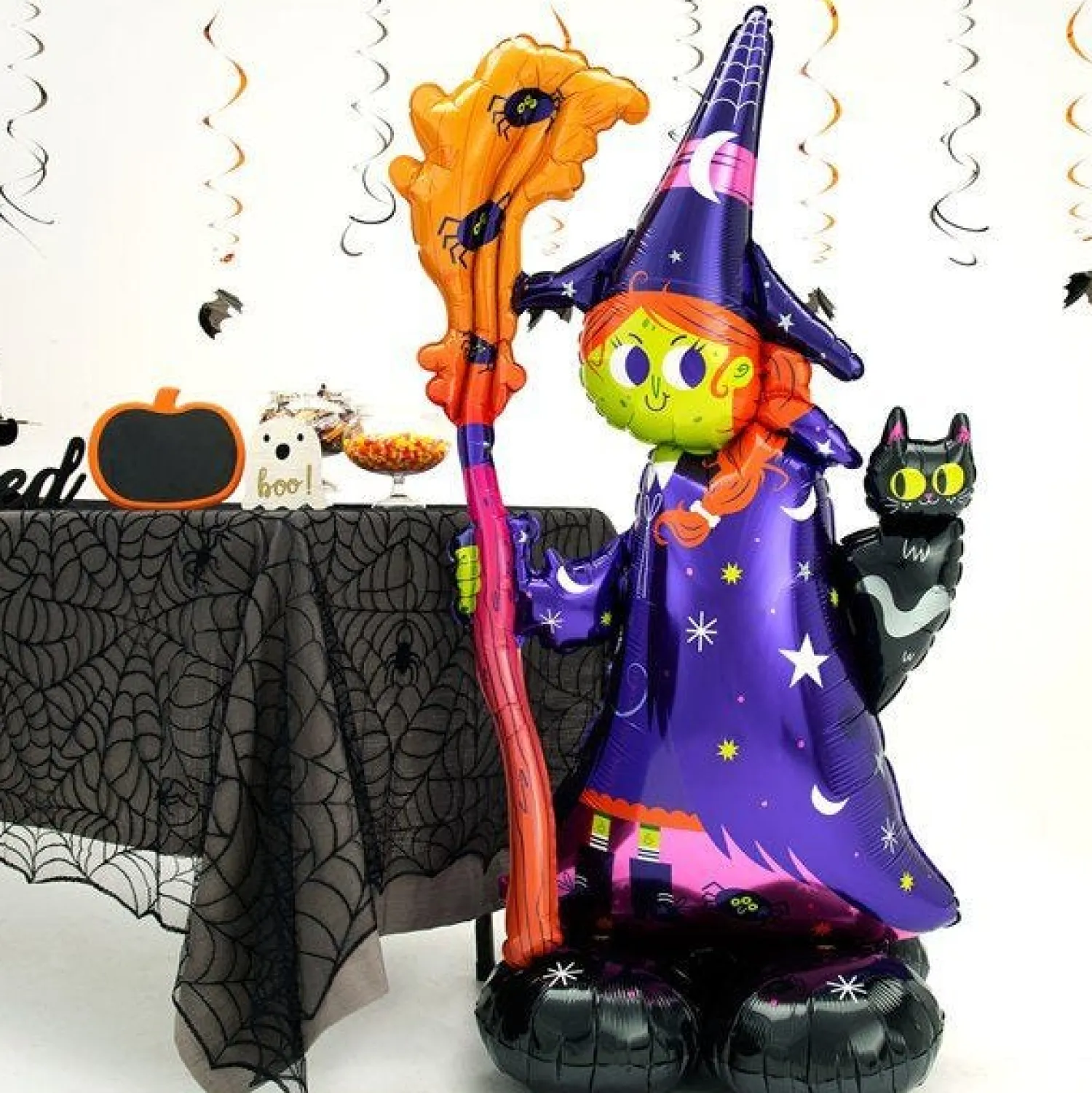 Scary Witch Airloonz Balloon - 55"<Party Delights Clearance