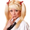 Party Delights School Girl Pigtail Wig - Blonde< Wigs