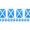 Party Delights Scottish Flag Fabric Bunting - 6M< Bunting