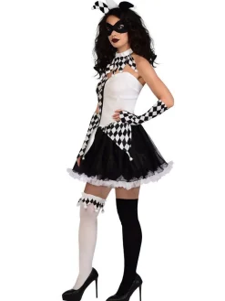 Sexy Jester Lady - Adult Costume<Party Delights Outlet