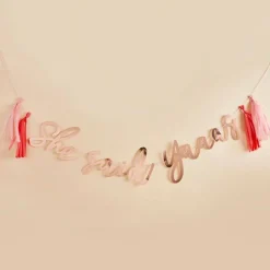 Party Delights She Said Yaaas Paper Banner - 2M< Banners