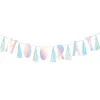 Party Delights Shimmering Hooray Tassel Garland - 3M< Hanging Decorations