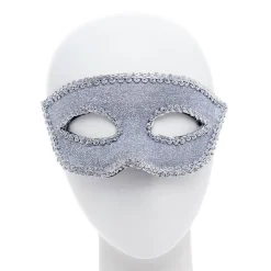Party Delights Silver And Feather Masquerade Masks For Couples< Masks
