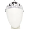 Party Delights Silver Clear Gem Tiara - Child< Hats & Headwear