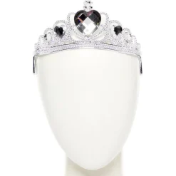 Party Delights Silver Clear Gem Tiara - Child< Hats & Headwear