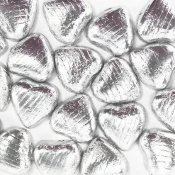 Party Delights Silver Foil Chocolate Hearts X20< Chocolates