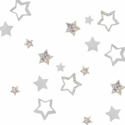 Silver Foil Star Confetti (13G)<Party Delights Discount