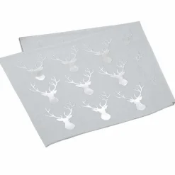 Silver Foiled Stag Paper Beverage Napkins (20Pk)<Party Delights Hot