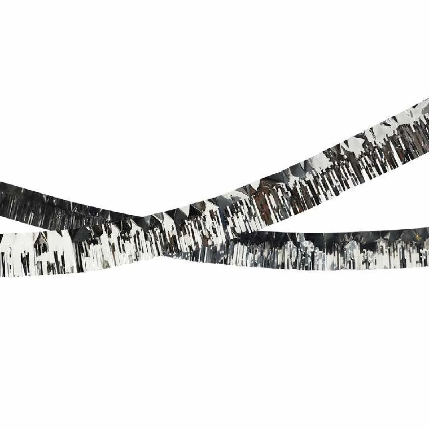 Silver Fringe Foil Garland - 5M<Party Delights Hot