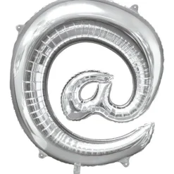 Party Delights Silver Letter @ Balloon - 16" Foil< Letter Balloons