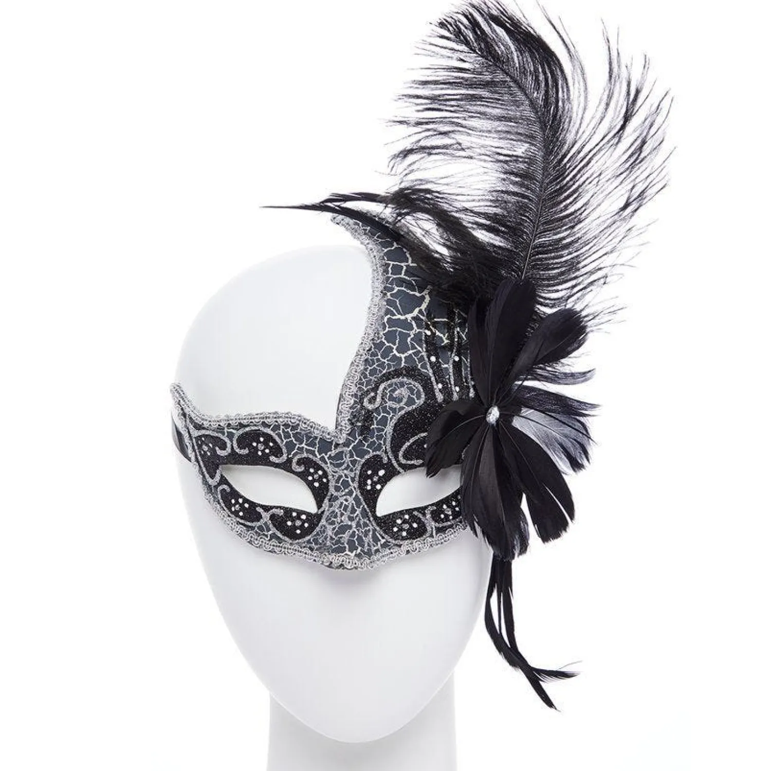 Party Delights Silver Masquerade Masks For Couples< Masks