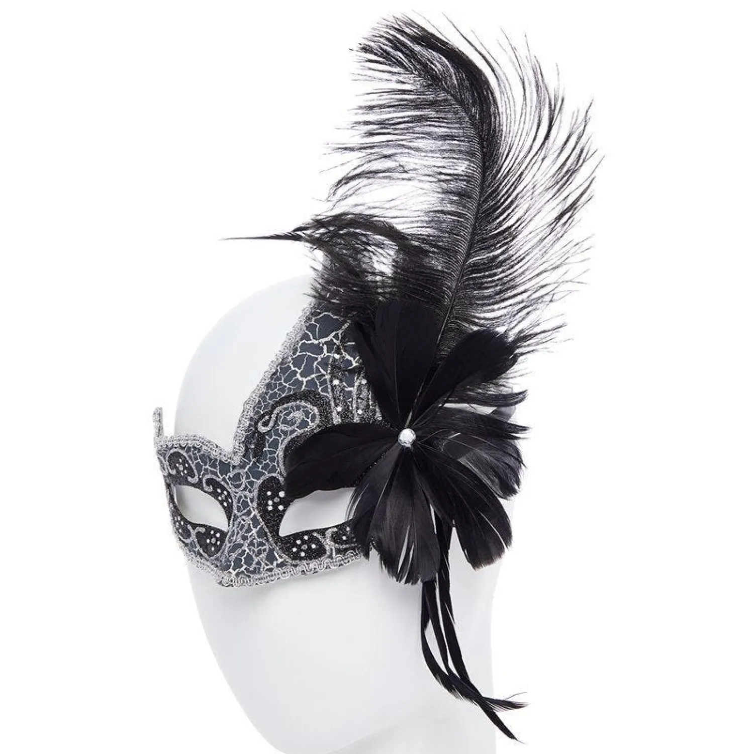 Party Delights Silver Masquerade Masks For Couples< Masks