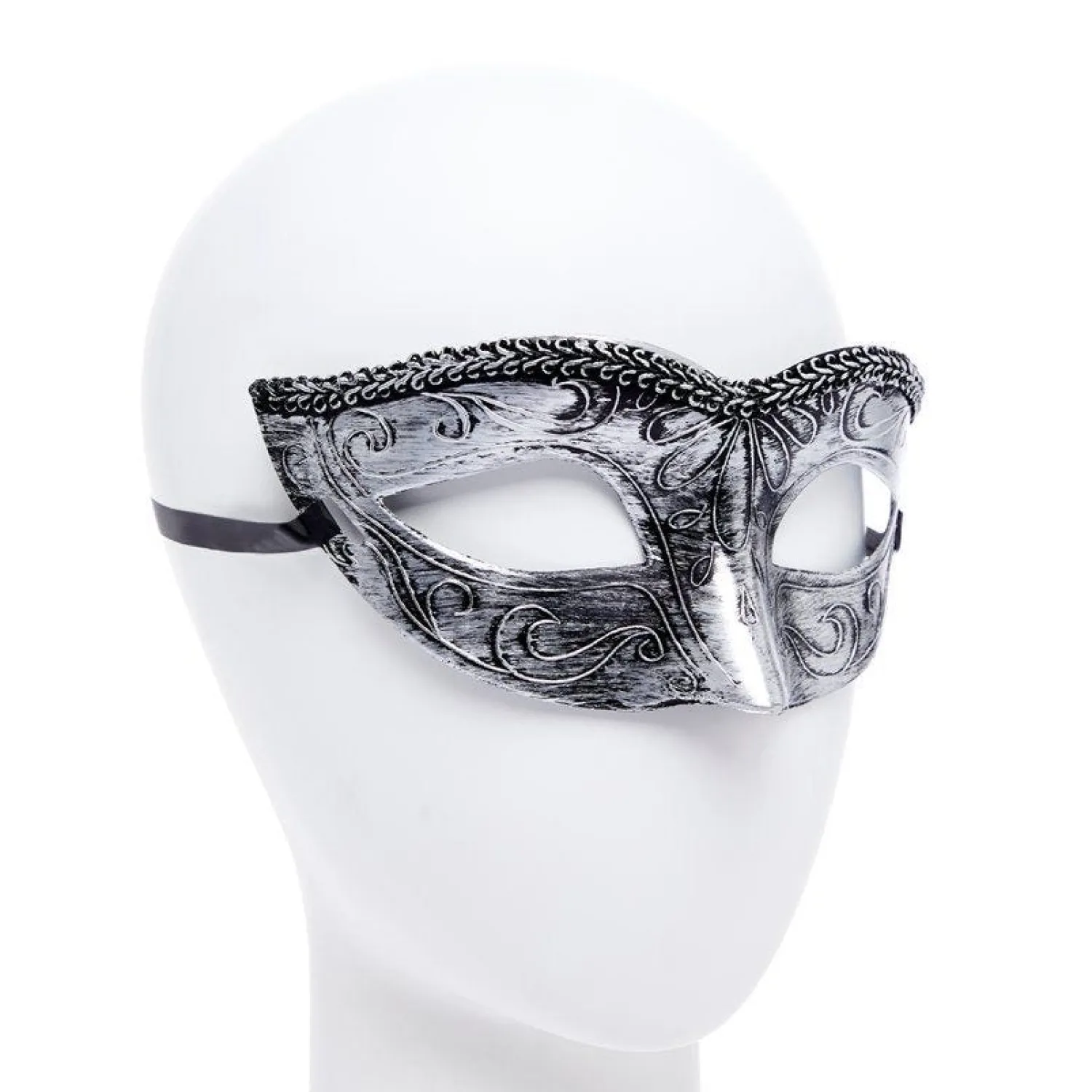 Party Delights Silver Masquerade Masks For Couples< Masks