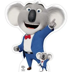 Party Delights Sing 2 Buster Koala Small Cardboard Cutout - 66Cm X 56Cm< Cardboard Cut Outs