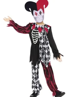Sinister Jester Boy - Child Costume<Party Delights Online