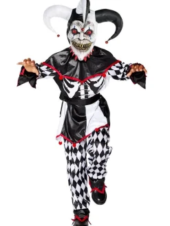 Sinister Jester Clown - Child And Teen Costume<Party Delights Outlet