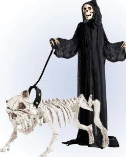 Skeleton Dog With Lead - 45Cm<Party Delights