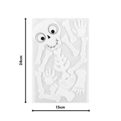 Skeleton Gel Window Cling<Party Delights Sale