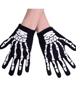 Skeleton Gloves - Child<Party Delights