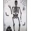 Skeleton Lace Door Curtain - 1M X 2.13M<Party Delights Best