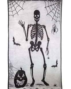 Skeleton Lace Door Curtain - 1M X 2.13M<Party Delights Best