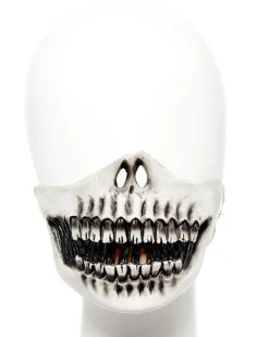 Skull Half Mask<Party Delights Online
