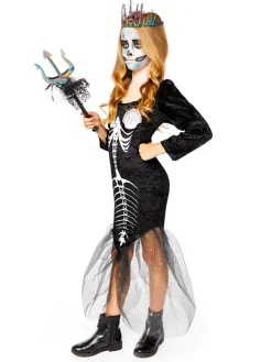 Skull Mermaid - Child Costume<Party Delights Sale