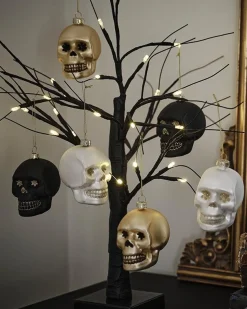 Skull Tree Decorations (3Pk)<Party Delights Discount