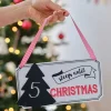 Sleeps Until Christmas Wooden Sign - 21.5Cm<Party Delights Discount