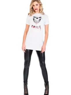 Smile T Shirt Dress - Adult Costume<Party Delights Clearance
