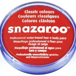 Party Delights Snazaroo Bright Red Face Paint - 18Ml< Face Paints