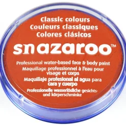 Party Delights Snazaroo Dark Orange Face Paint - 18Ml< Face Paints