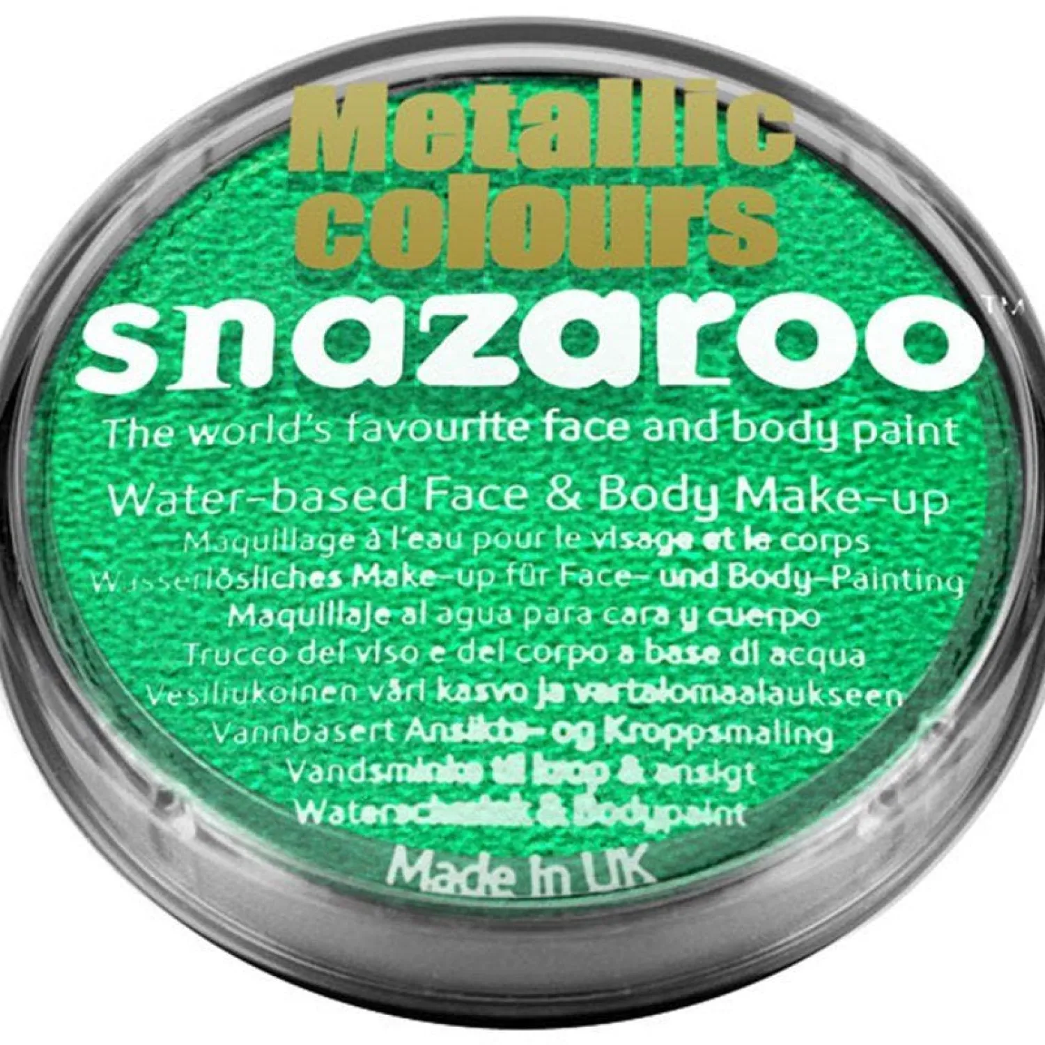 Party Delights Snazaroo Electric Green Face Paint - 18Ml< Face Paints